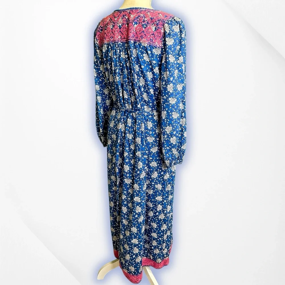 J. Crew ‘Belted Tunic Dress’ in “Night Sky Block Print” for Women Size Medium - Picture 12 of 16